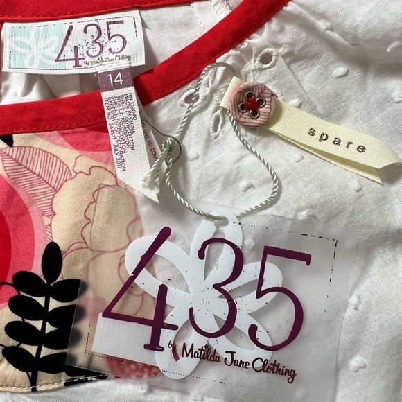 435 Matilda Jane white tunic top - Picture 7 of 7